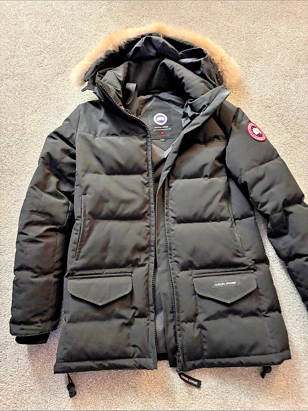 Canada Goose Wyndham Parka Black Puffer Jacket